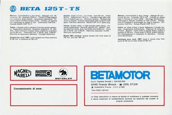 Beta 125 T TS 2